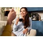 2 cafés deliciosos com grãos frescos, com facilidade