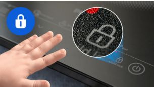 Enhanced safety with Child lock function