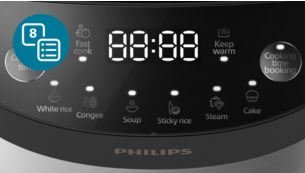 8 Auto Cooking Menu