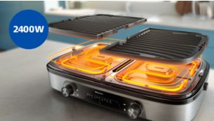 2.400&nbsp;W f&uuml;r schnelles und leistungsstarkes Aufheizen