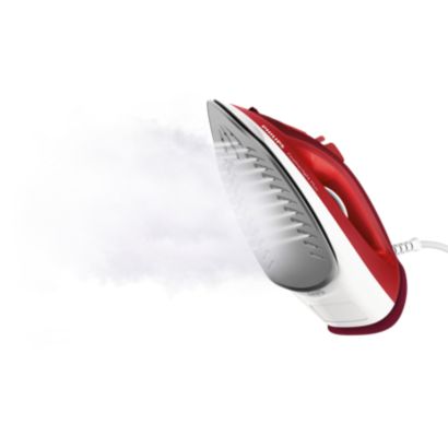 Ủi nhanh hơn 30% bằng hơi nước*