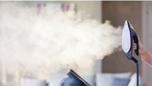 Vapore potente per la massima efficacia nella rimozione delle pieghe