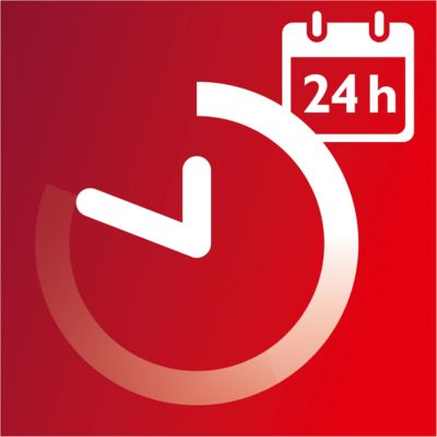 Possibilidade de programar uma limpeza com 24 horas de antecedência