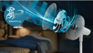 تبريد أكثر هدوءًا بنسبة 30%، بفضل تقنية شفرات SilentWings.