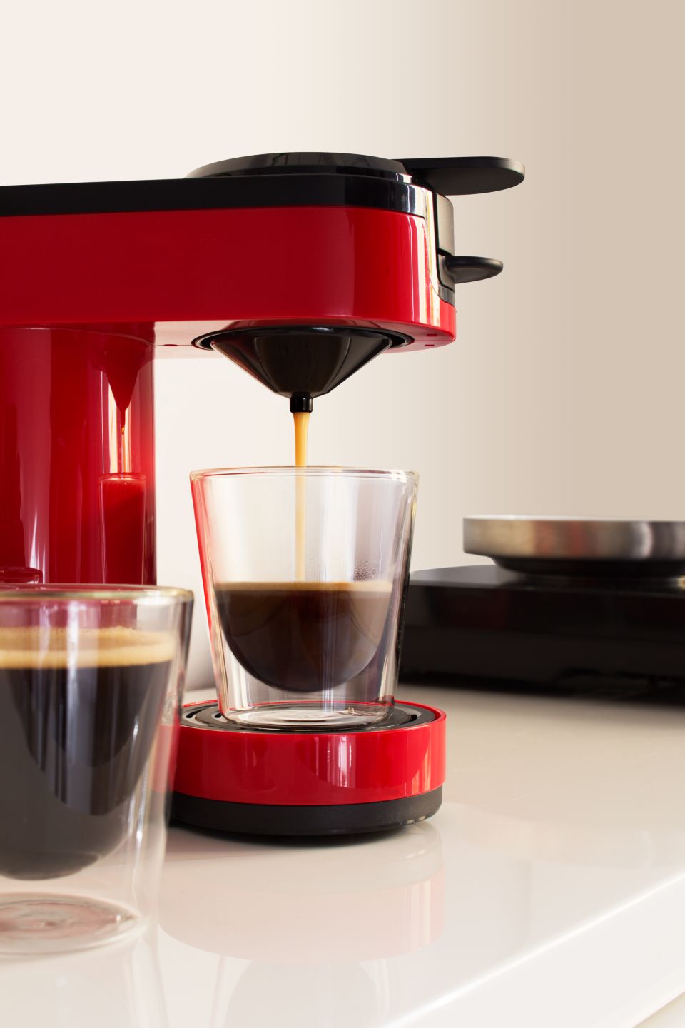 Un café au goût intense à la simple pression d'un bouton