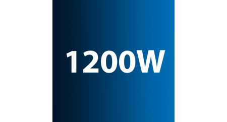 มอเตอร์กำลังไฟ 1200 วัตต์ให้พลังการดูดสูง