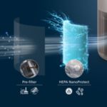 Purificazione dell'aria più veloce, design compatto ed elegante