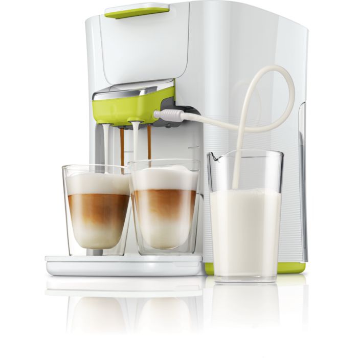 Endlich zwei Cappuccinos auf einmal mit frischer Milch!