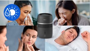 Pomaga v boju proti simptomom suhega zraka