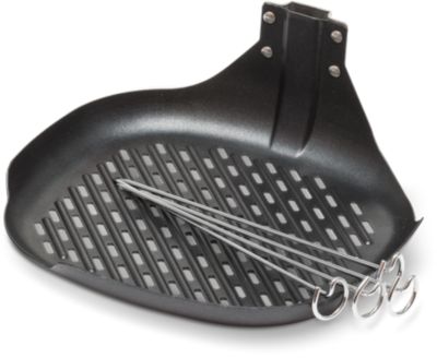 Grillplaat-accessoire met antiaanbaklaag