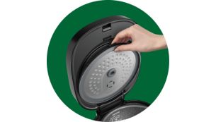 Safe boiling with food-grade SUS304 body and inner lid
