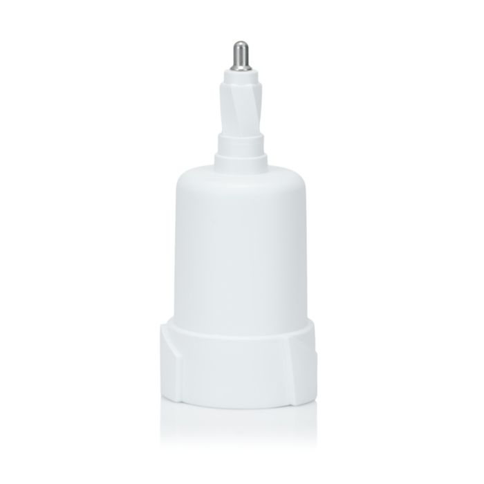 Connects a food processor and its spare parts