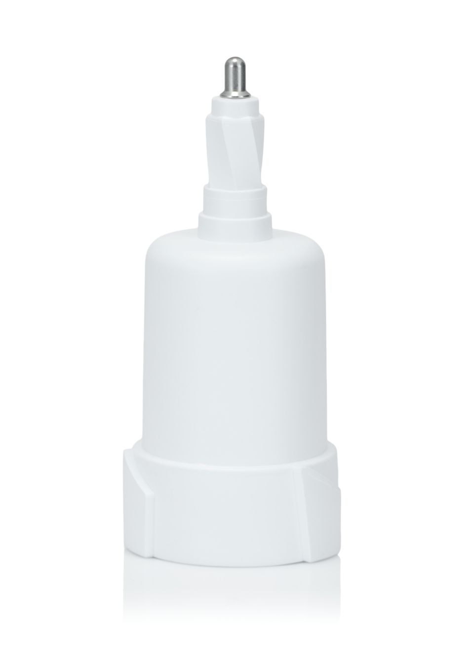Connects a food processor and its spare parts