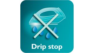 Drip-stop system keeps your garments spotless while ironing