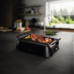 Deliciosa comida asada con prácticamente nada de humo