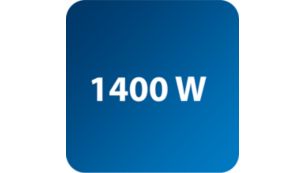 功率高达 1400 瓦，可提供持久强劲的蒸汽输出