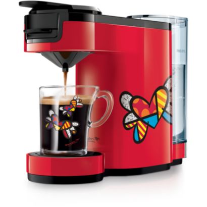 Verrukkelijke, intense koffie met één druk op de knop