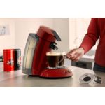 Café delicioso com um simples toque num botão