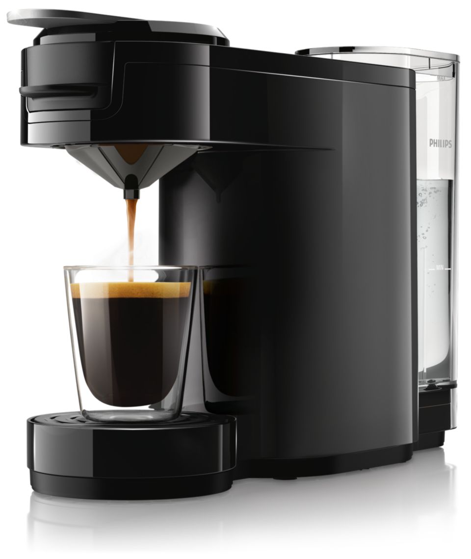 Lækker, stærk kaffe med et tryk på en knap