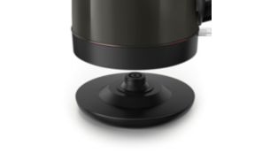 Cordless 360° pirouette base for easy lifting and placing