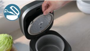 Tapa interior desmontable para facilitar la limpieza