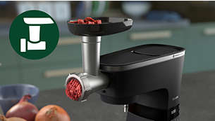 Meat mincer attachment