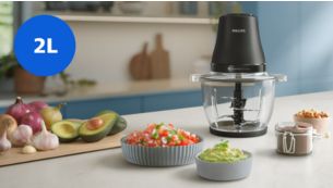 Pr&eacute;parez les dips de votre choix dans le bol de 2&nbsp;l