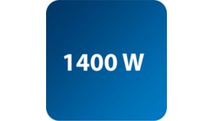 功率高达 1400 瓦，可提供持久强劲的蒸汽输出