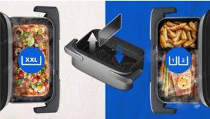 Coș flexibil care se adaptează oricărei ocazii