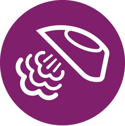 Powerful steam for ultimate crease removal