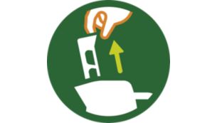 O filtro amov&iacute;vel recolhe part&iacute;culas de calc&aacute;rio