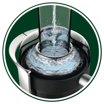 Solo vierta agua para una prelimpieza rápida