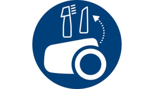 Geïntegreerde accessoires zijn altijd bij de hand
