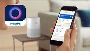 Controla el purificador de aire con la aplicación Philips Air+