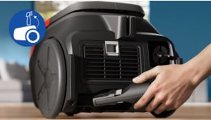 On board accessory: Conveniently stored, always at hand