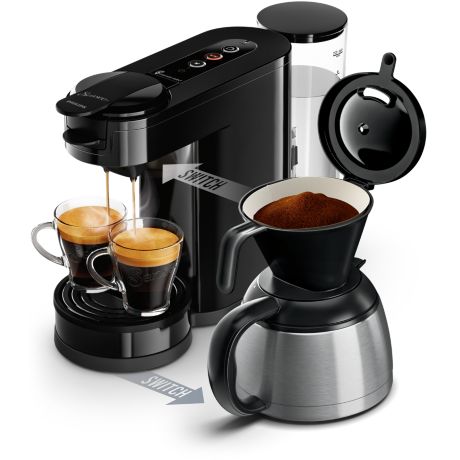 HD6592/61R1 SENSEO® Interrupteur Machine à café à dosettes et filtre - Reconditionné