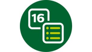 16 種自動烹調模式，輕鬆料理各式家常菜