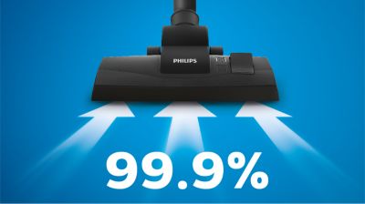 99.9% dust pick-up* to deliver great cleaning results