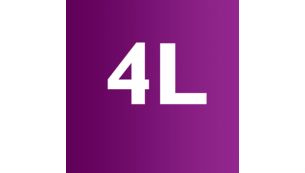 4 升集尘容量，持久清洁