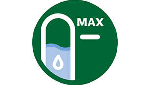 Indicator nivel apă şi mâner pentru utilizare uşoară