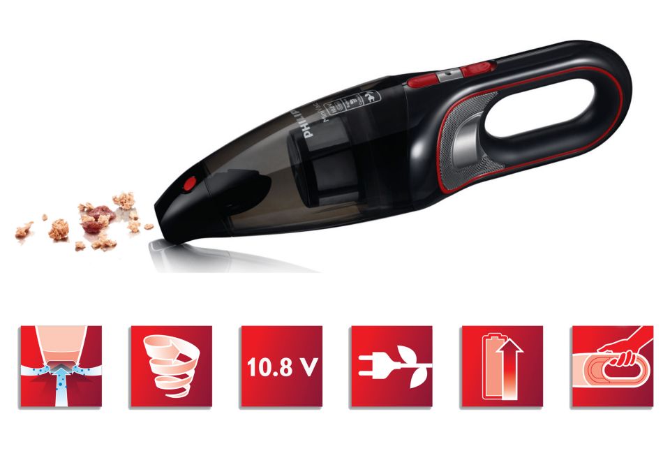 Aspirateur à main puissant, pour un nettoyage plus efficace