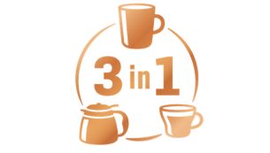 TripleBrew til filter- og pudekaffe i &eacute;n maskine
