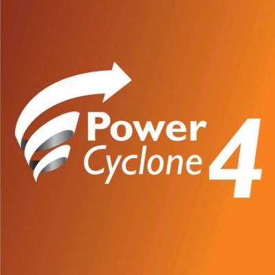 Technológia PowerCyclone 4 naraz oddeľuje prach a vzduch