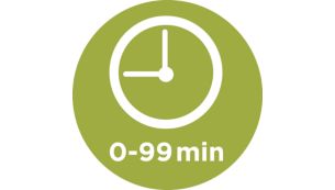 Minuteur facile à utiliser pour des réglages de 0 à 99 minutes