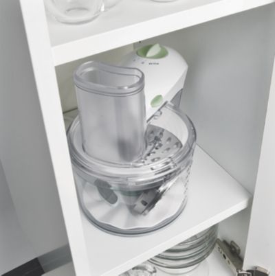 Pietiekami mazs, lai iederētos jebkurā trauku skapī