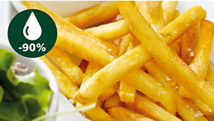 Fry with up to 90% less fat*