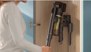 Depozitează şi încarcă în suportul de perete cu suport pentru accesorii