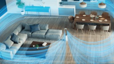 Puhastab põhjalikult kuni 70 m² suurused ruumid