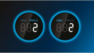 显示 PM2.5 和过敏原级别，让您感到放心
