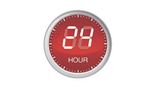 24 小时预设定时器和 2 小时烹饪时间设置